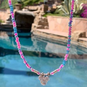 Mickey Fave Filigree Pendant and Necklace